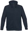 Am image of a Custom Stormtech Mens Omega Zip Hoody in NAVY!