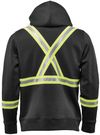 Am image of a Custom Stormtech Men's Omega Reflective Zip Hoody in Black!