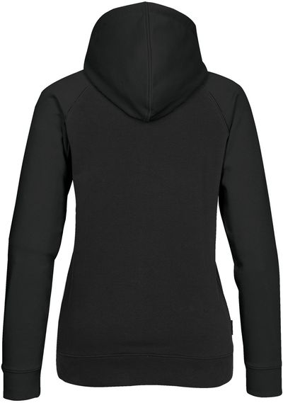 Am image of a Custom Stormtech Womens Omega Zip Hoody in BLACK!