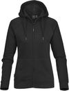 Am image of a Custom Stormtech Womens Omega Zip Hoody in BLACK!
