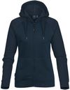 Am image of a Custom Stormtech Womens Omega Zip Hoody in NAVY!