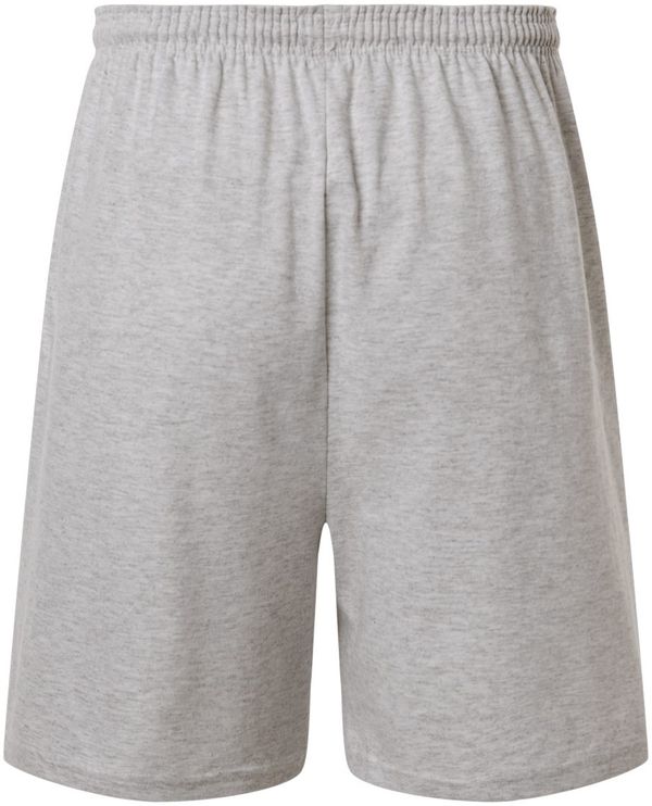 An image of a Custom Champion Adult Cotton Gym Short in Oxford Grey Heather!
