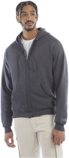 An image of a Custom Champion Adult Powerblend® FullZip Hooded Sweatshirt!