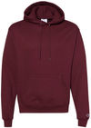 An image of a Custom Champion Adult Powerblend® Hooded Sweatshirt in Maroon!