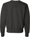An image of a Custom Champion Adult Reverse Weave Fleece Crew in Black!