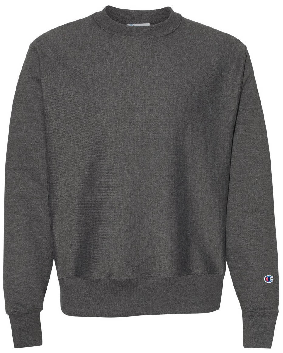 Champion Adult Reverse Weave Fleece Crew in Charcoal Heather