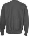An image of a Custom Champion Adult Reverse Weave Fleece Crew in Charcoal Heather!