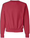 An image of a Custom Champion Adult Reverse Weave Fleece Crew in Scarlet!