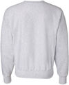 An image of a Custom Champion Adult Reverse Weave Fleece Crew in Silver Gray!