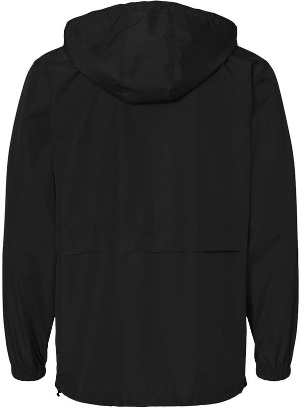 An image of a Custom Champion Full Zip Anorak Jacket in Black!