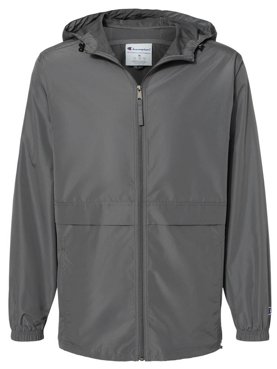 Champion Full Zip Anorak Jacket in Graphite
