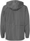 An image of a Custom Champion Full Zip Anorak Jacket in Graphite!