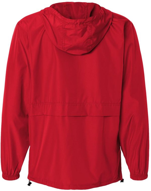 An image of a Custom Champion Full Zip Anorak Jacket in Scarlet!