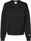 An image of a Custom Champion Ladies' PowerBlend Sweatshirt in Black!
