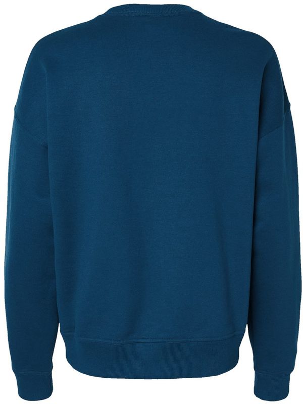 An image of a Custom Champion Ladies' PowerBlend Sweatshirt in Late Night Blue!