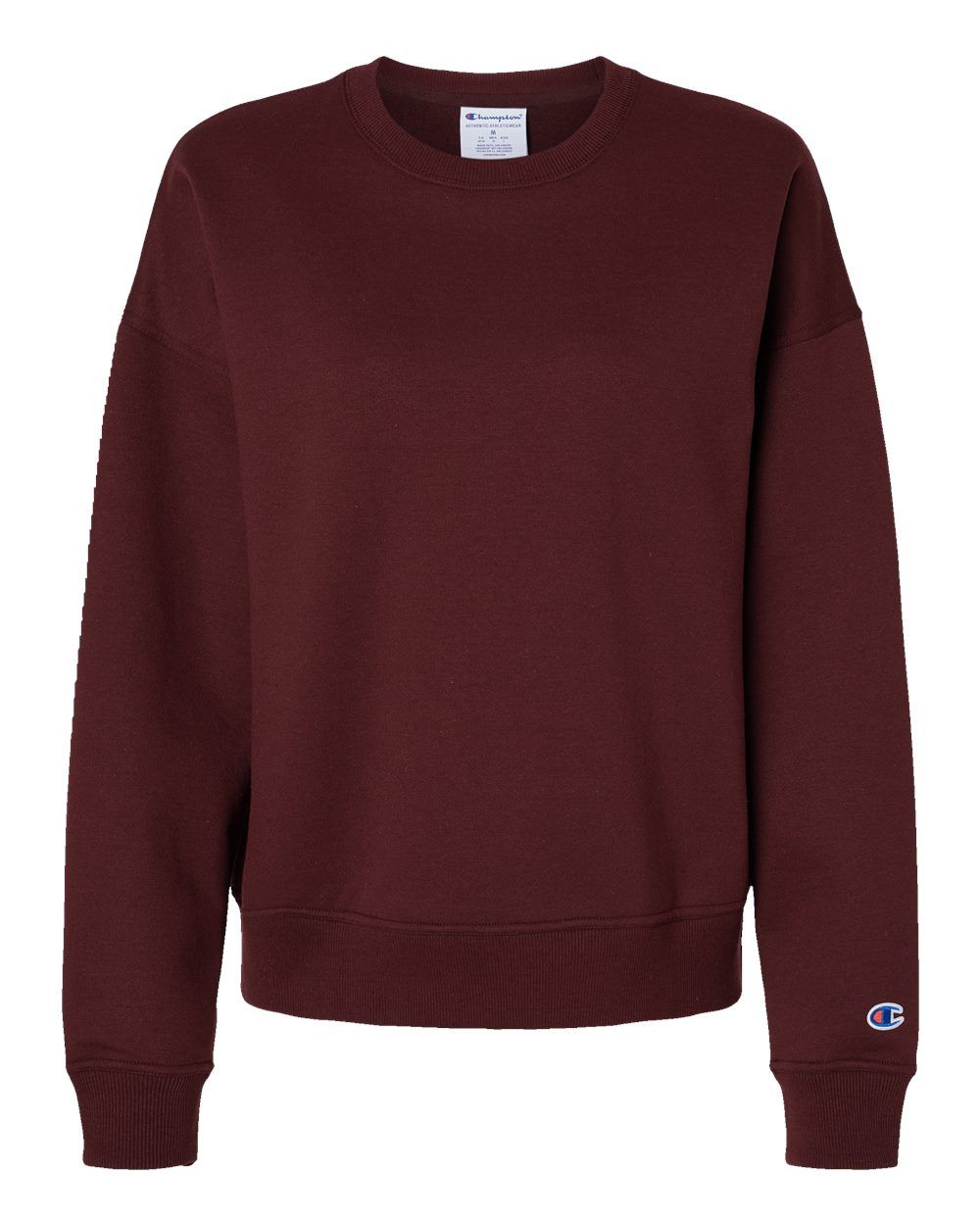 Champion Ladies' PowerBlend Sweatshirt in Maroon