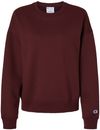 An image of a Custom Champion Ladies' PowerBlend Sweatshirt in Maroon!