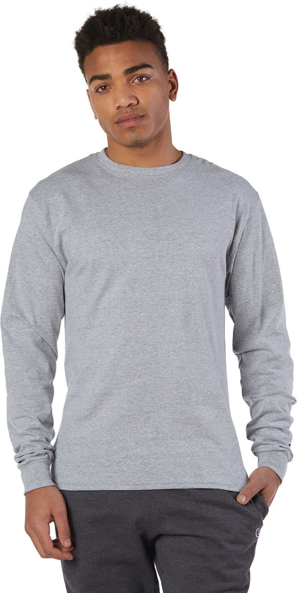 An image of a Custom Champion Long Sleeve Cotton Tee!