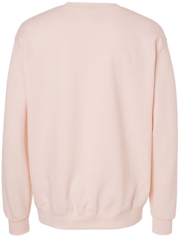 An image of a Custom Champion Powerblend® Crewneck Sweatshirt in Body Blush!