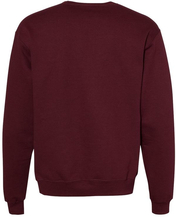 An image of a Custom Champion Powerblend® Crewneck Sweatshirt in Maroon!