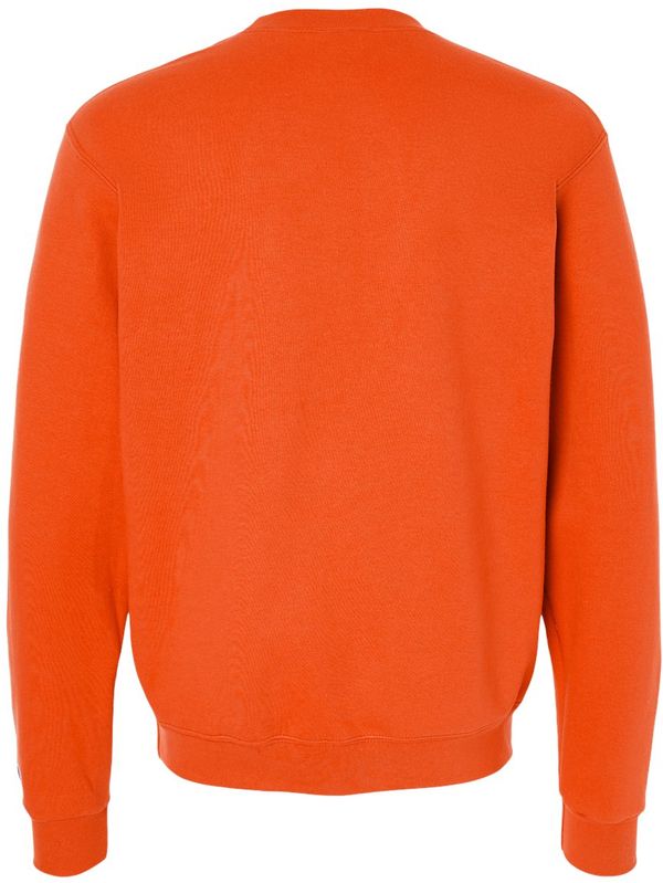 An image of a Custom Champion Powerblend® Crewneck Sweatshirt in Orange!