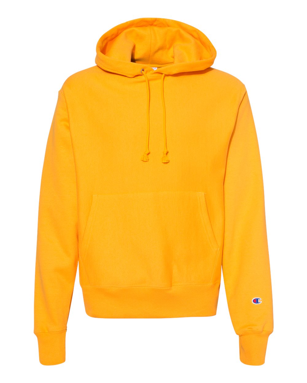 Champion Reverse Weave Pullover Hooded Sweatshirt in C Gold