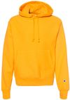 Am image of a Custom Champion Reverse Weave Pullover Hooded Sweatshirt in C Gold!