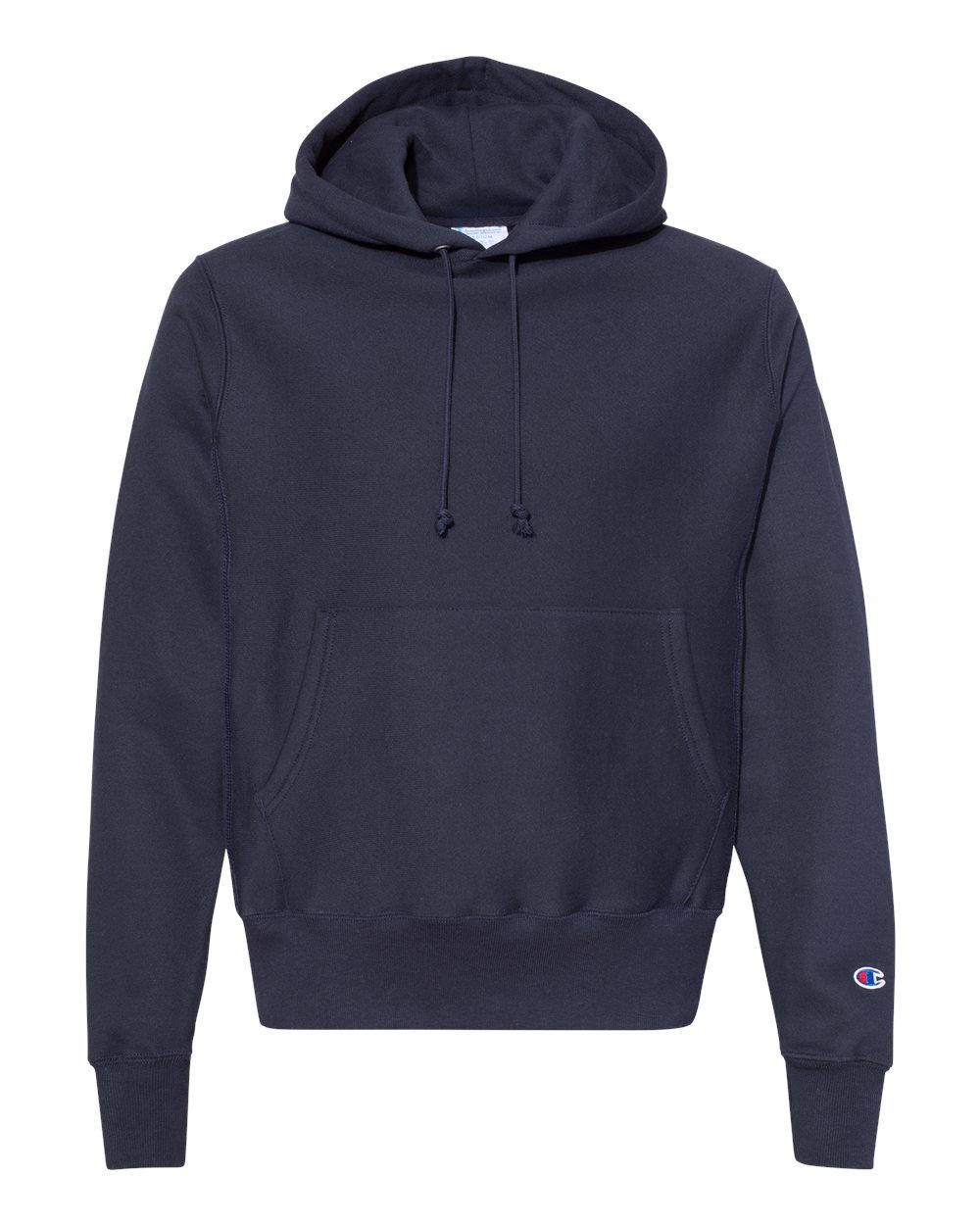 Champion Reverse Weave Pullover Hooded Sweatshirt in Navy