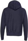 Am image of a Custom Champion Reverse Weave Pullover Hooded Sweatshirt in Navy!
