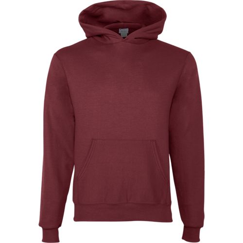 Champion Youth Powerblend Pullover Hooded Sweatshirt in Maroon