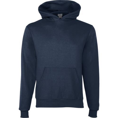 Champion Youth Powerblend Pullover Hooded Sweatshirt in Navy