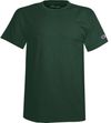 An image of a Custom Champion Youth Short sleeve Cotton Tee in Dark Green!