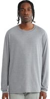 Am image of a Custom C'est Essential Long Sleeve Shirt in Gray Gris!