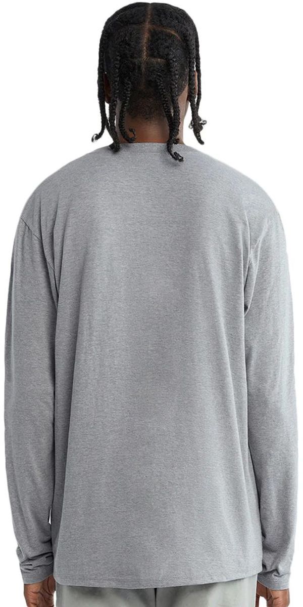 Am image of a Custom C'est Essential Long Sleeve Shirt in Gray Gris!