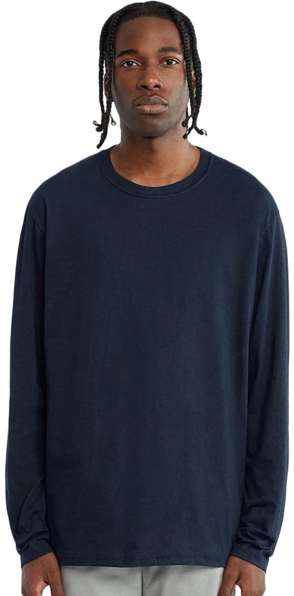 Am image of a Custom C'est Essential Long Sleeve Shirt in Navy Marine!