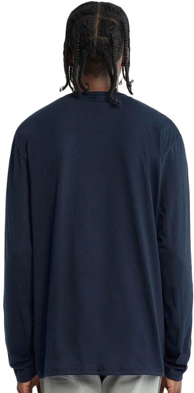 Am image of a Custom C'est Essential Long Sleeve Shirt in Navy Marine!