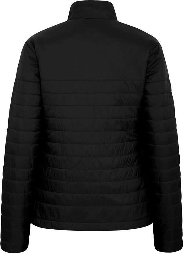 An image of a Custom CH Essential Go To Puffy Ladies Jacket in Black!