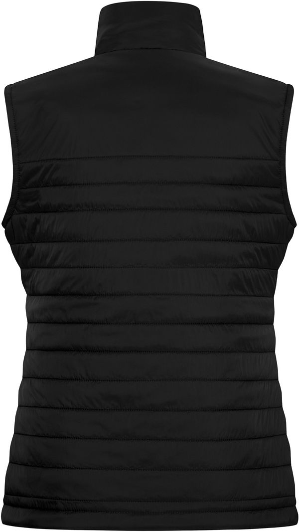 An image of a Custom CH Essential Go To Puffy Ladies Vest in Black!