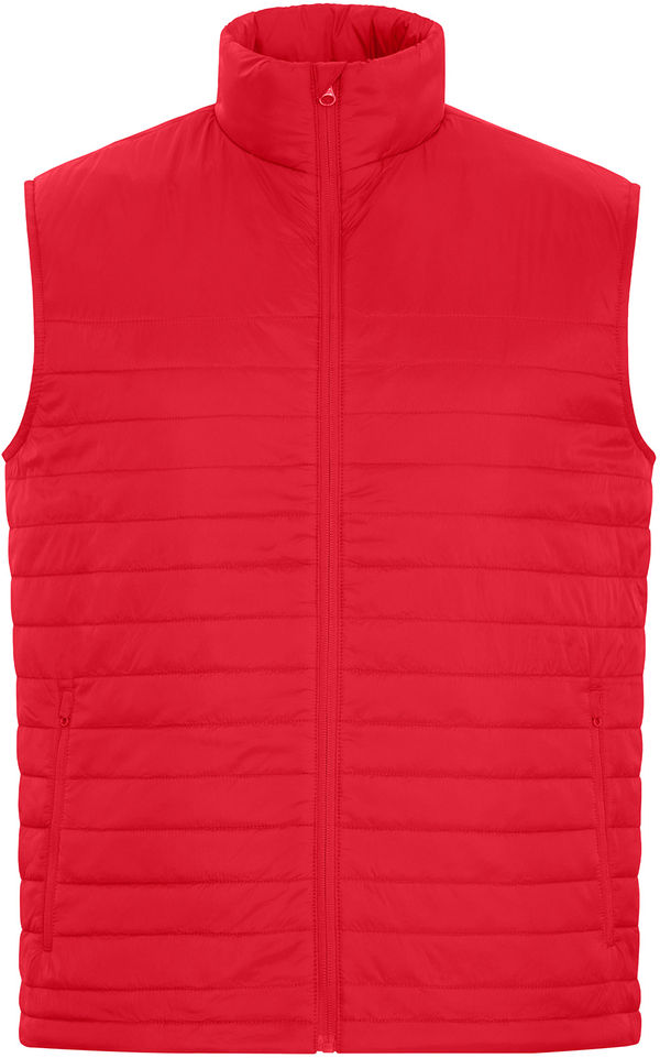 An image of a Custom CH Essential Go To Puffy Vest in Red!