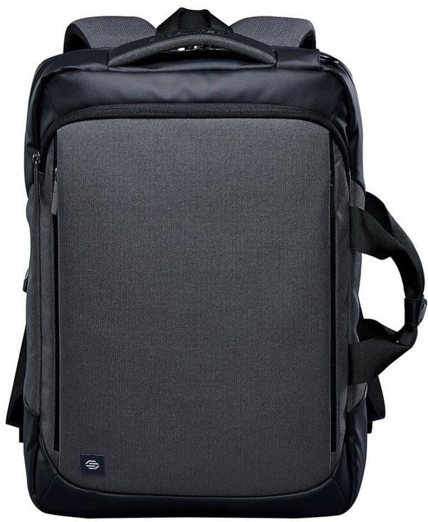 Am image of a Custom Stormtech Road Warrior Computer Pack in Graphite/Black!