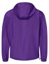 Am image of a Custom Champion Packable Anorak Jacket in Purple!
