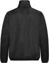 Am image of a Custom Coal Harbour Essential Water Resistant Windbreaker Jacket in Black!