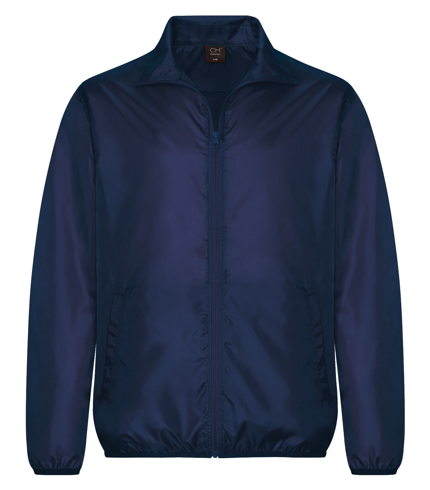 Coal Harbour Essential Water Resistant Windbreaker Jacket in Navy