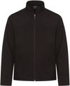 Am image of a Custom Coal Harbour Essential Water Repellent Soft Shell Jacket in Black!