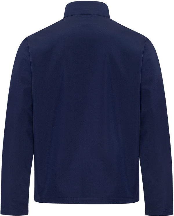 An image of a Custom Coal Harbour Essential Water Repellent Soft Shell Jacket in True Navy!