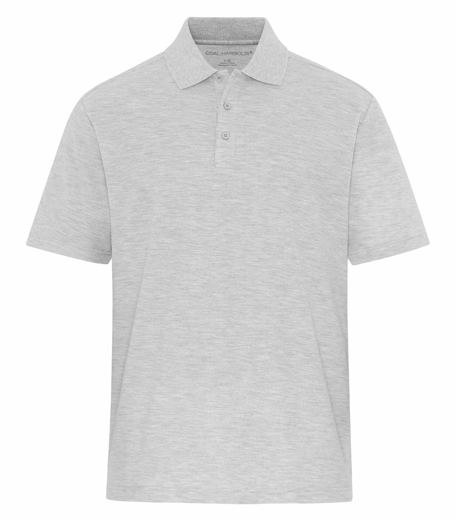 Coal Harbour Everyday Blend Polo in Athletic Grey
