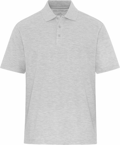 Am image of a Custom Coal Harbour Everyday Blend Polo in Athletic Grey!