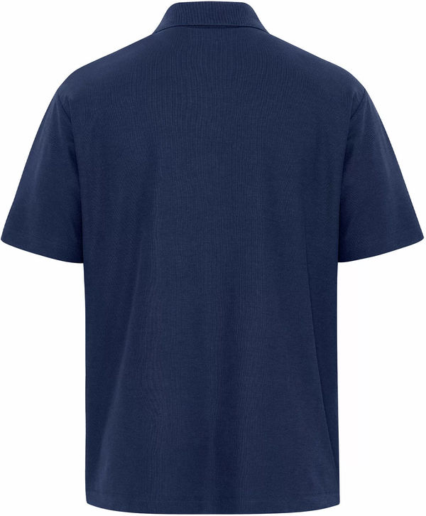 Am image of a Custom Coal Harbour Everyday Blend Polo in True Navy!