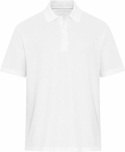 Am image of a Custom Coal Harbour Everyday Blend Polo in White!