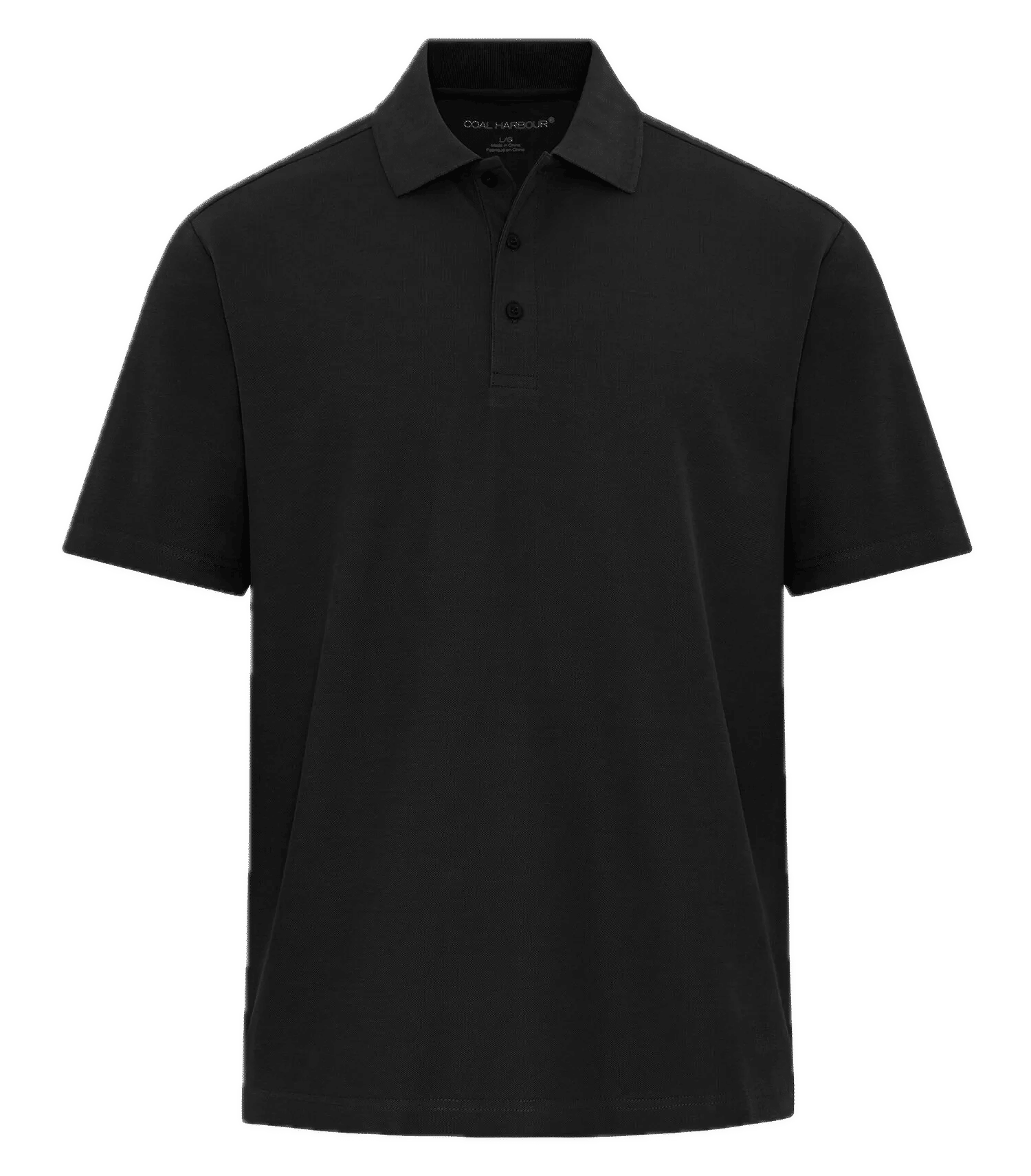 Coal Harbour Everyday CVC Polo in Black